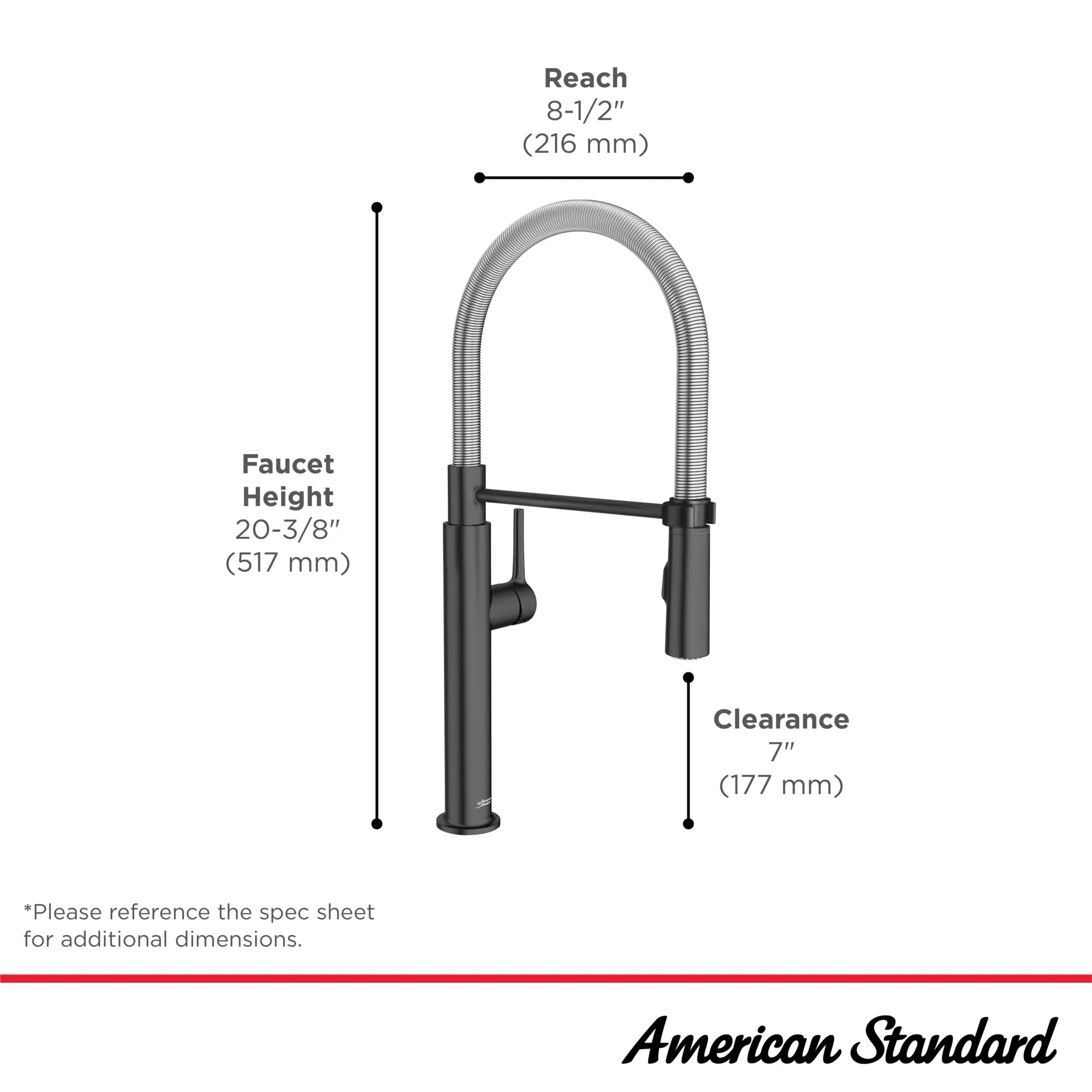 Studio® S Semi-Pro Pull-Down Dual Spray Kitchen Faucet With Spring Spout — thumbnail 3
